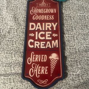 Pioneer Woman "Charlie's Sweet Shop" Retro Wall Plaque Multicolor